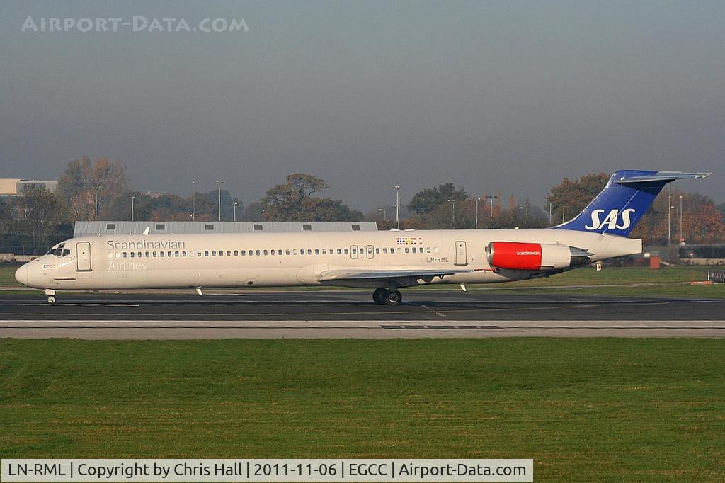 LN-RML, 1991 McDonnell Douglas MD-82 (DC-9-82) C/N 53002, Scandinavian Airlines