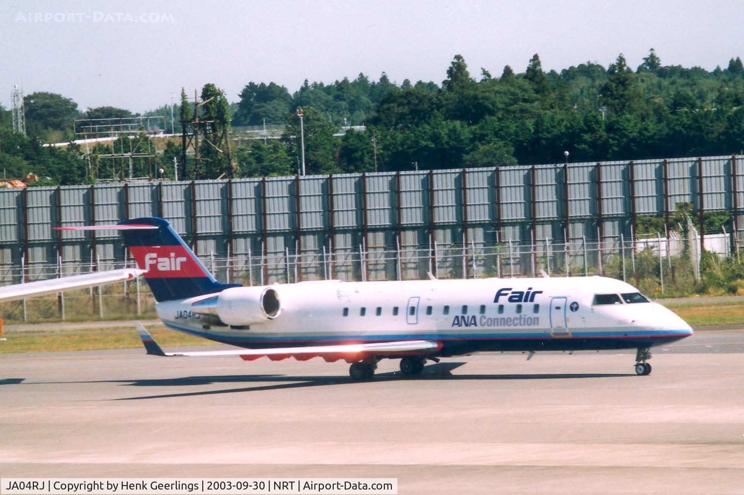 JA04RJ, 2003 Bombardier CRJ-200ER (CL-600-2B19) C/N 7798, Fair ANA Connection