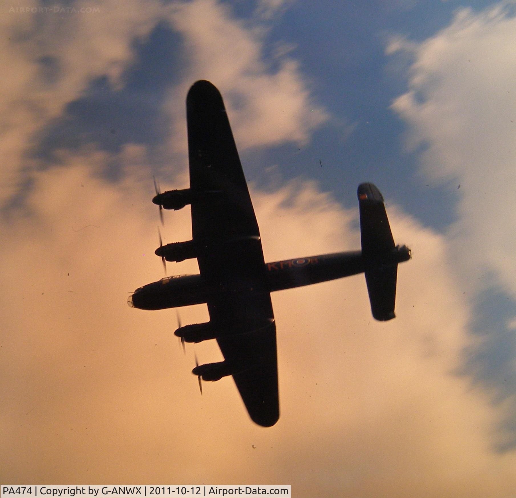 PA474, 1945 Avro 683 Lancaster B1 C/N VACH0052/D2973, Greenham Common 1973 KM-B