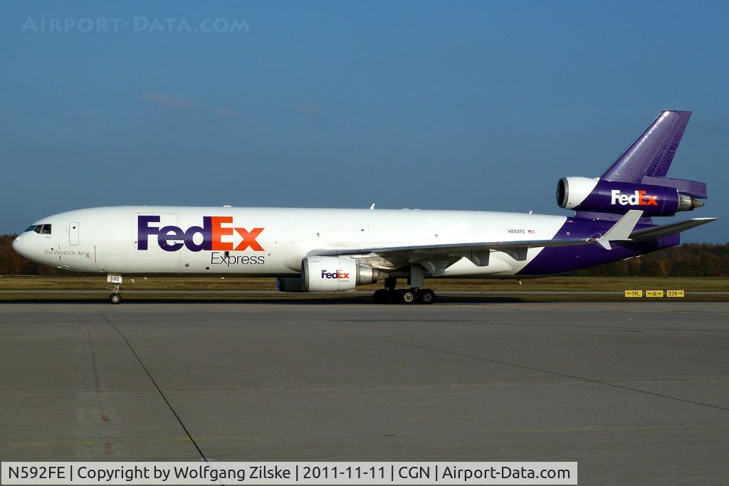 N592FE, 1992 McDonnell Douglas MD-11F C/N 48550, visitor