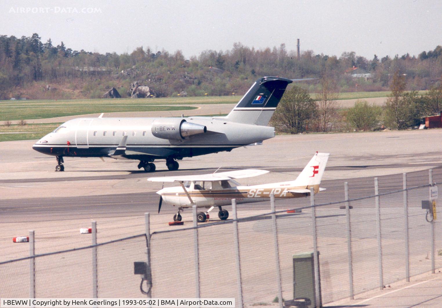 I-BEWW, 1988 Canadair Challenger 601-3A (CL-600-2B16) C/N 5020, Benair