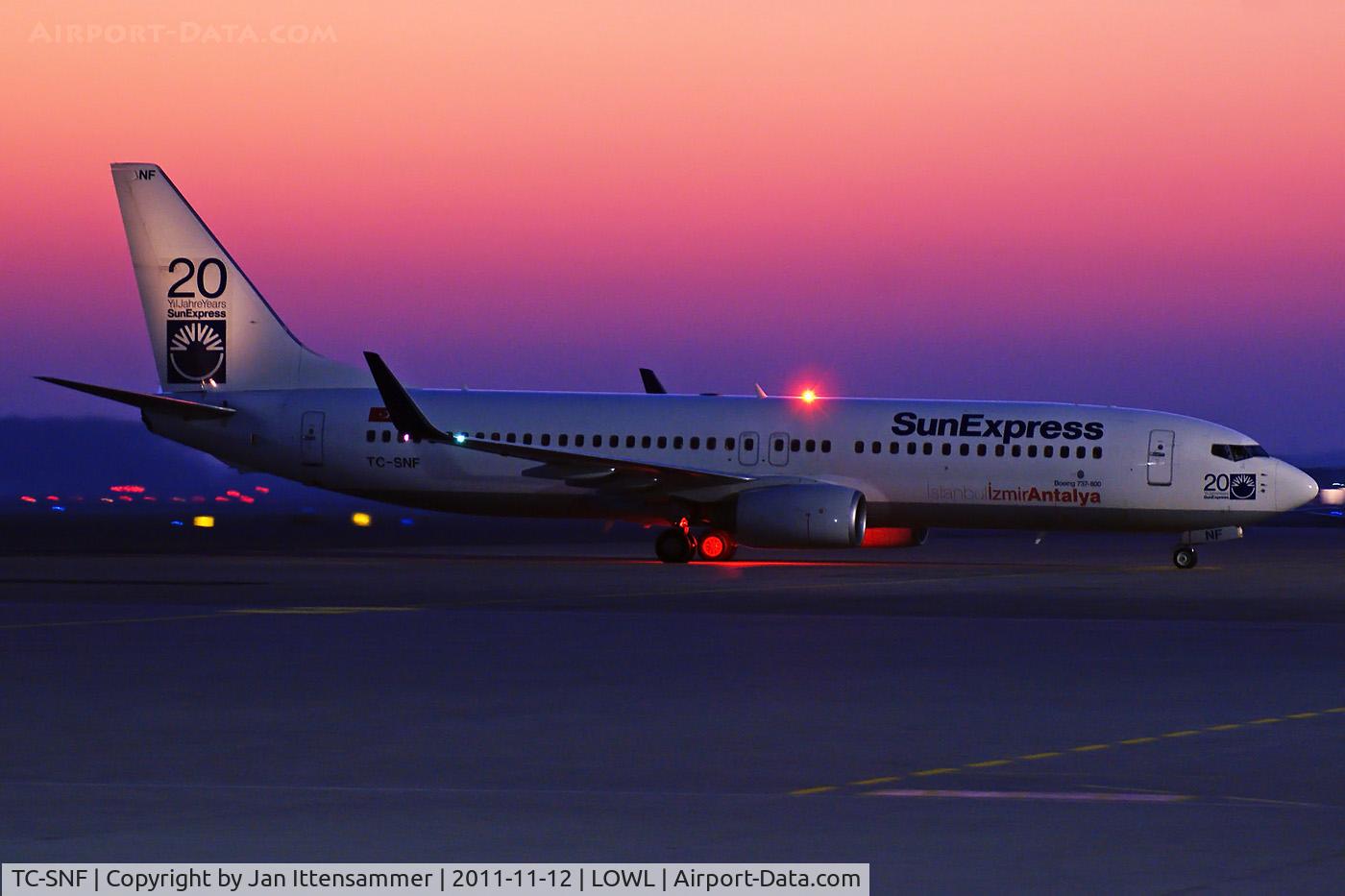TC-SNF, 2008 Boeing 737-8HC C/N 36529, TC-SNF @ LOWL