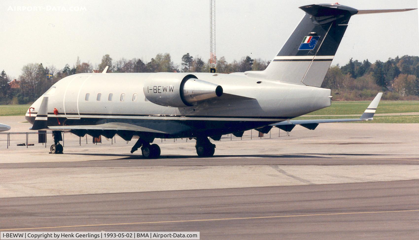 I-BEWW, 1988 Canadair Challenger 601-3A (CL-600-2B16) C/N 5020, Benair