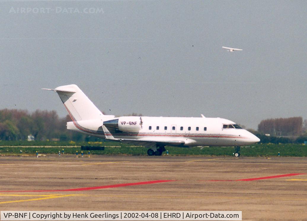 VP-BNF, 1997 Bombardier Challenger 604 (CL-600-2B16) C/N 5332, Rotterdam Airport