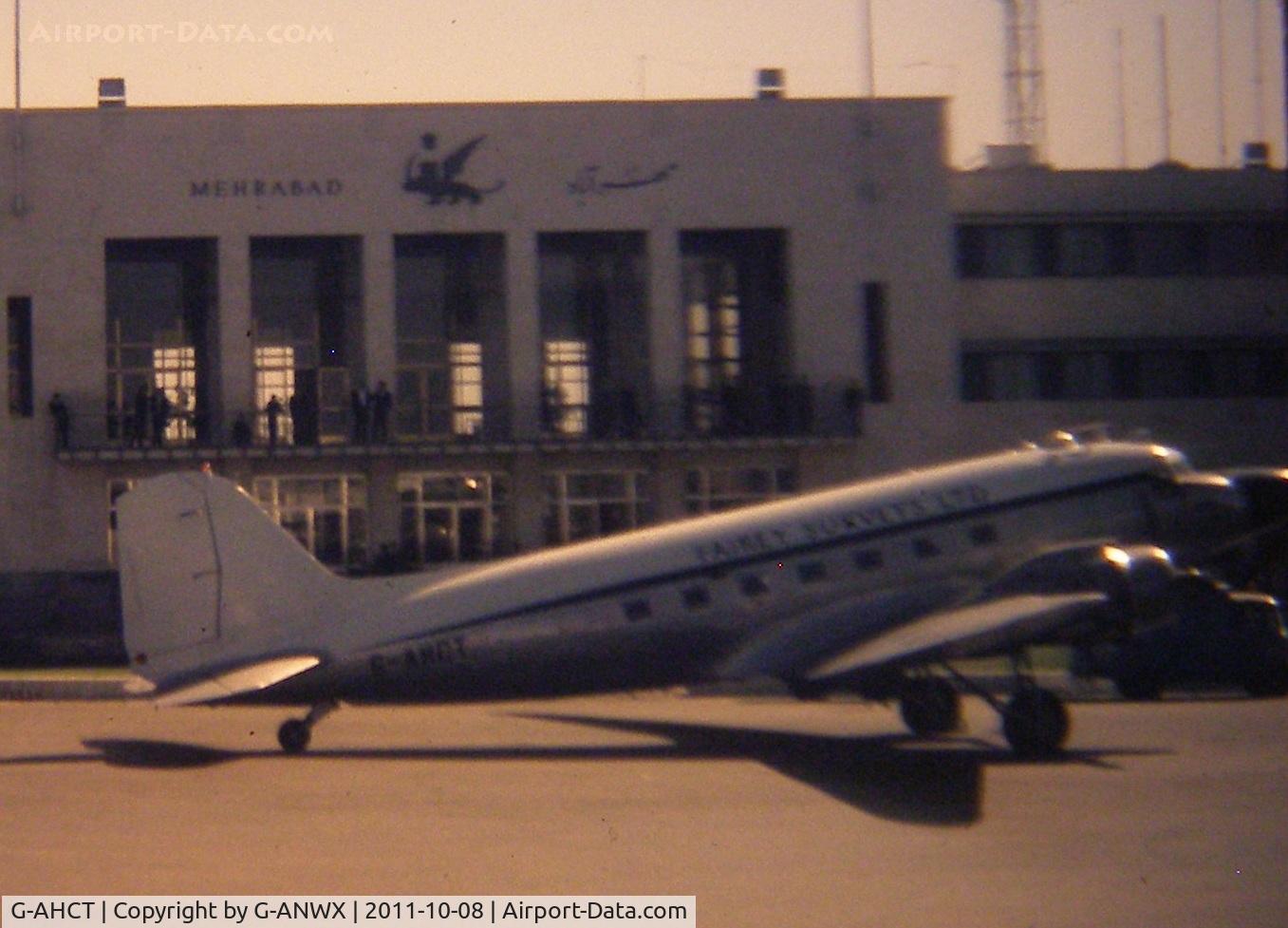 G-AHCT, 1943 Douglas C-47 Dakota 4 C/N 12308, Fairey Air Surveys. C1970.