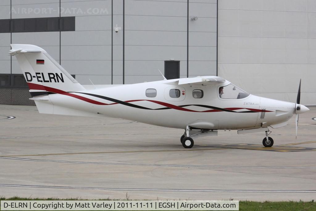D-ELRN, 2001 Extra EA-400 C/N 20, Taxiing under marshal at SaxonAir.