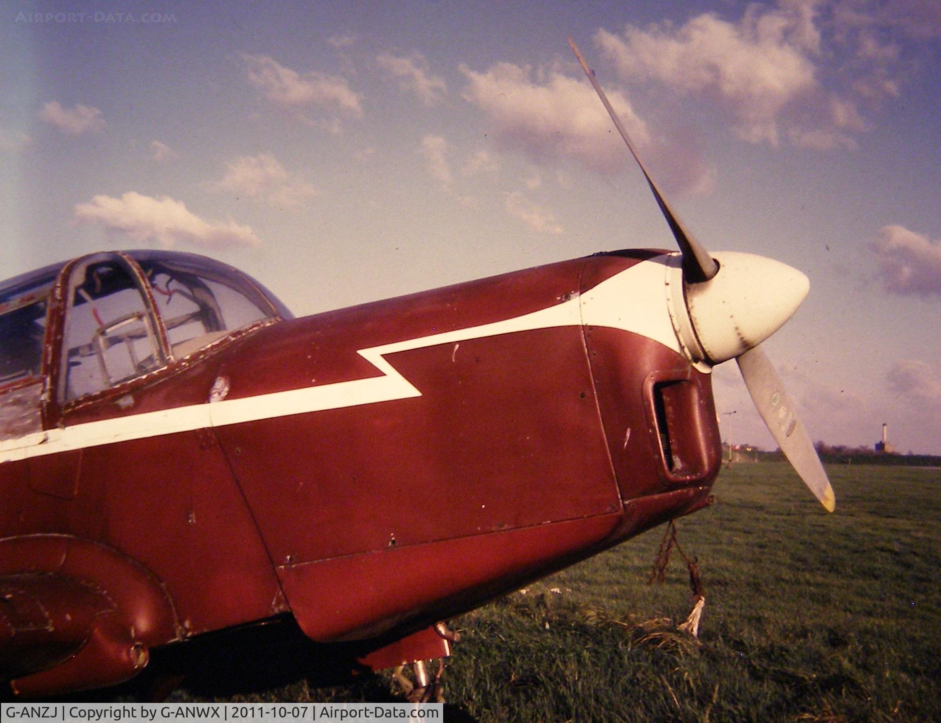 G-ANZJ, F Hills And Sons Ltd Proctor 4 C/N H687, Southend 1968 when in the hands of The British Historic Aircraft Museum.