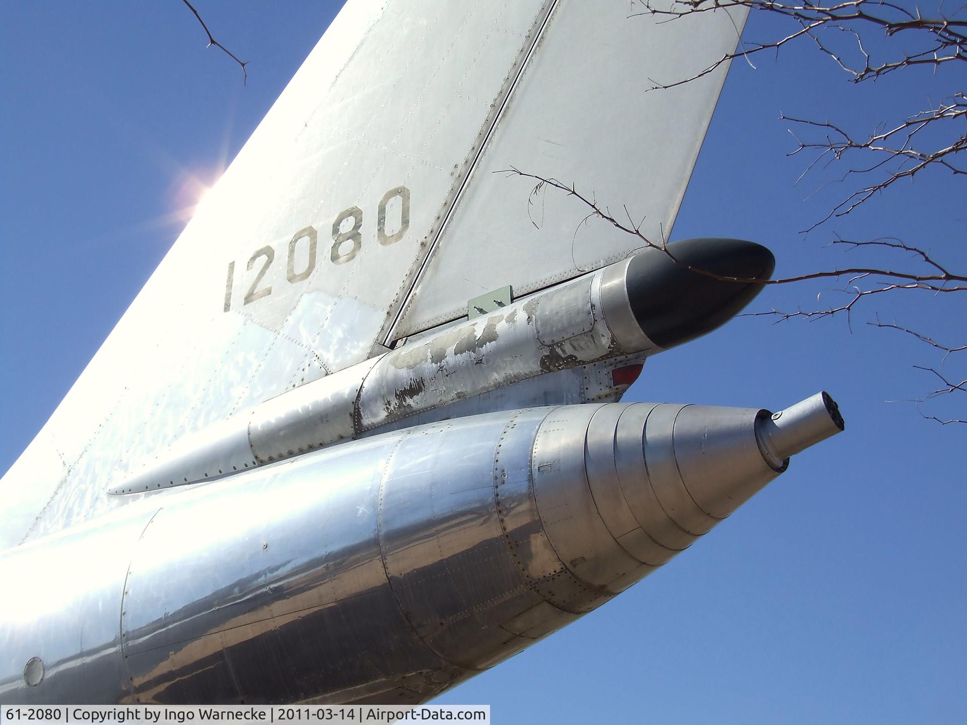 61-2080, 1961 Convair B-58A Hustler C/N 116, Convair B-58A Hustler at the Pima Air & Space Museum, Tucson AZ