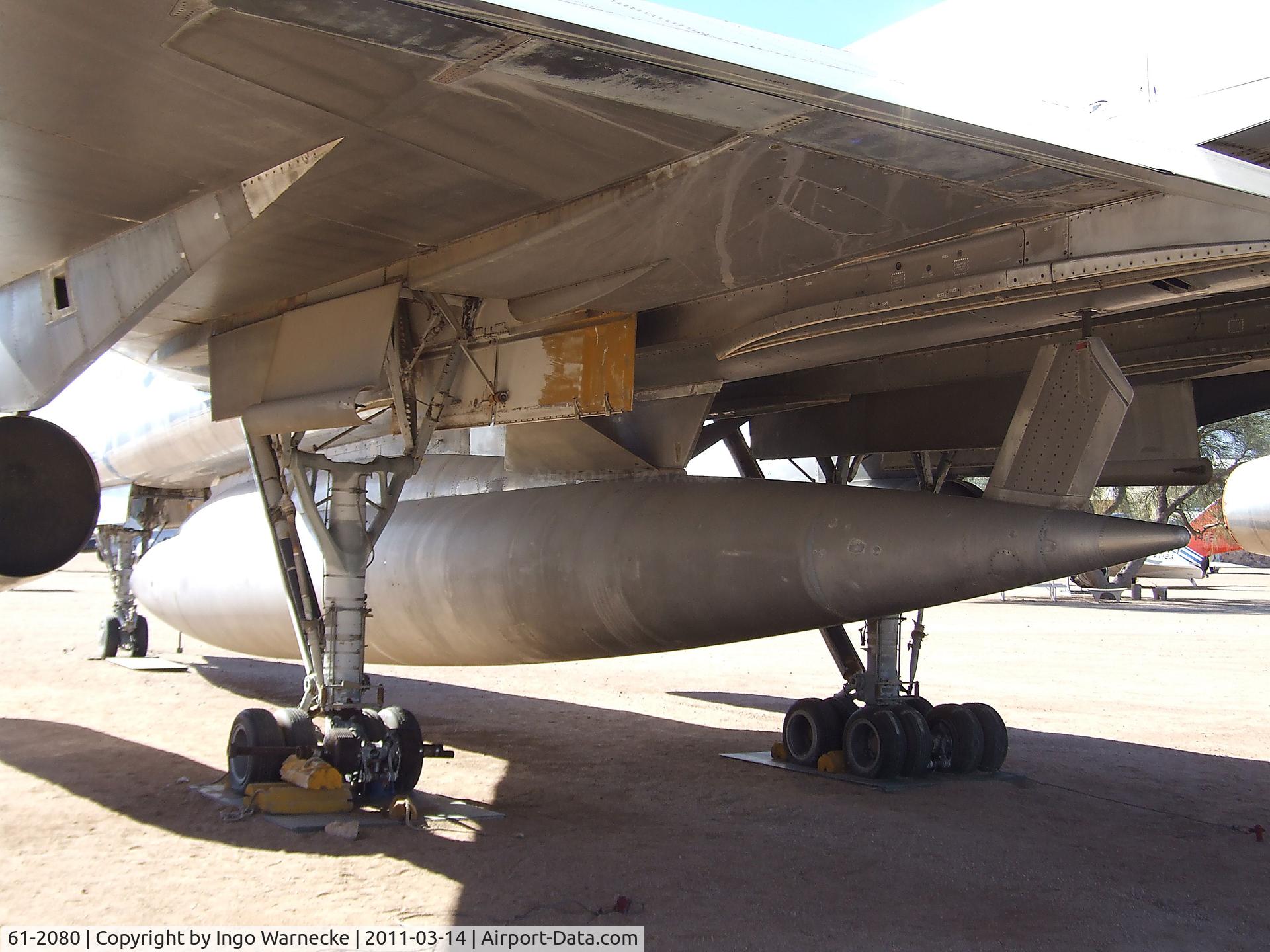 61-2080, 1961 Convair B-58A Hustler C/N 116, Convair B-58A Hustler at the Pima Air & Space Museum, Tucson AZ