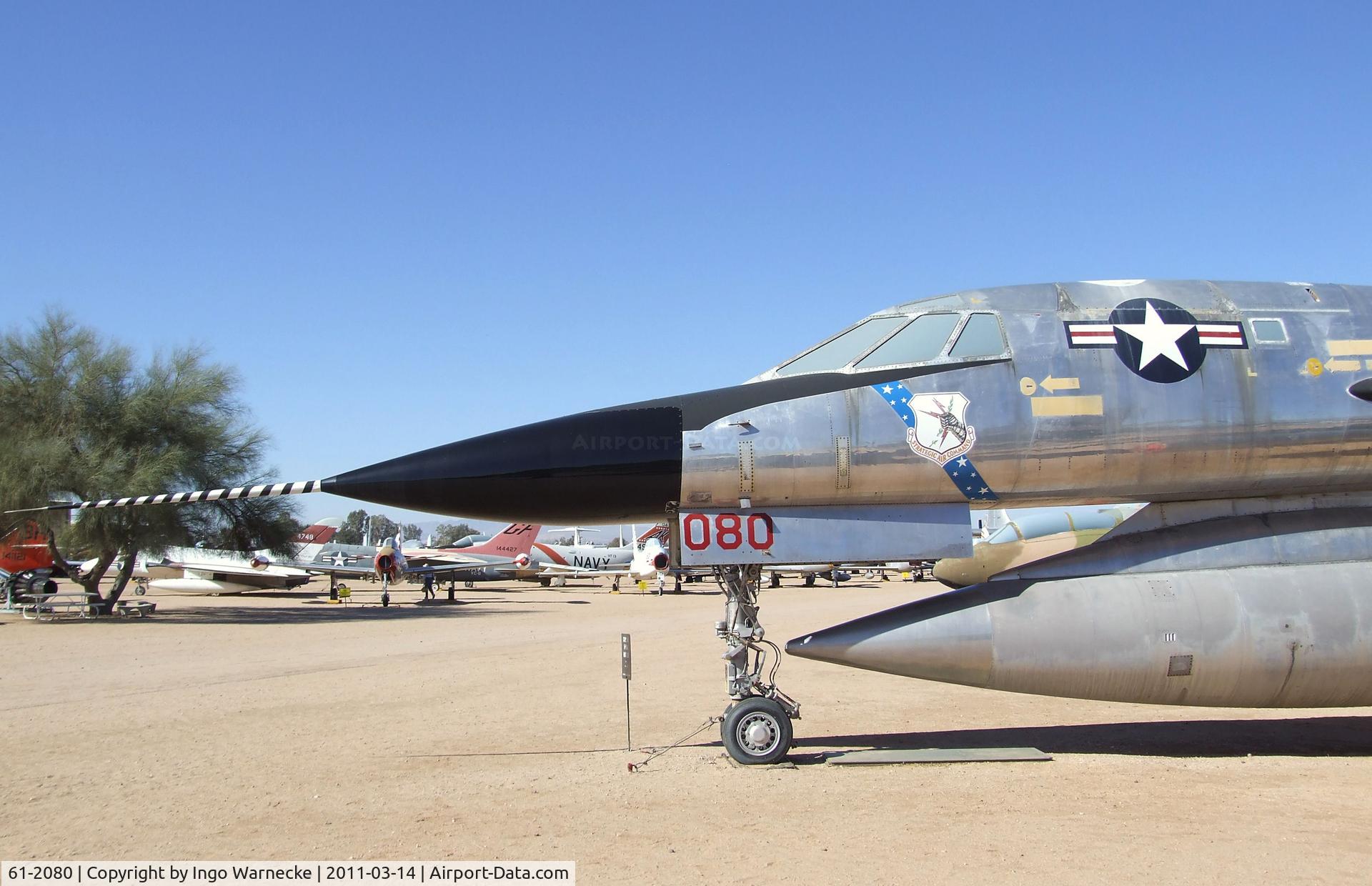 61-2080, 1961 Convair B-58A Hustler C/N 116, Convair B-58A Hustler at the Pima Air & Space Museum, Tucson AZ