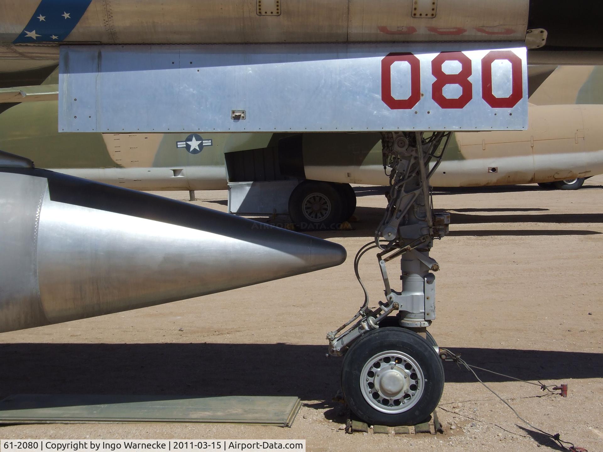 61-2080, 1961 Convair B-58A Hustler C/N 116, Convair B-58A Hustler at the Pima Air & Space Museum, Tucson AZ