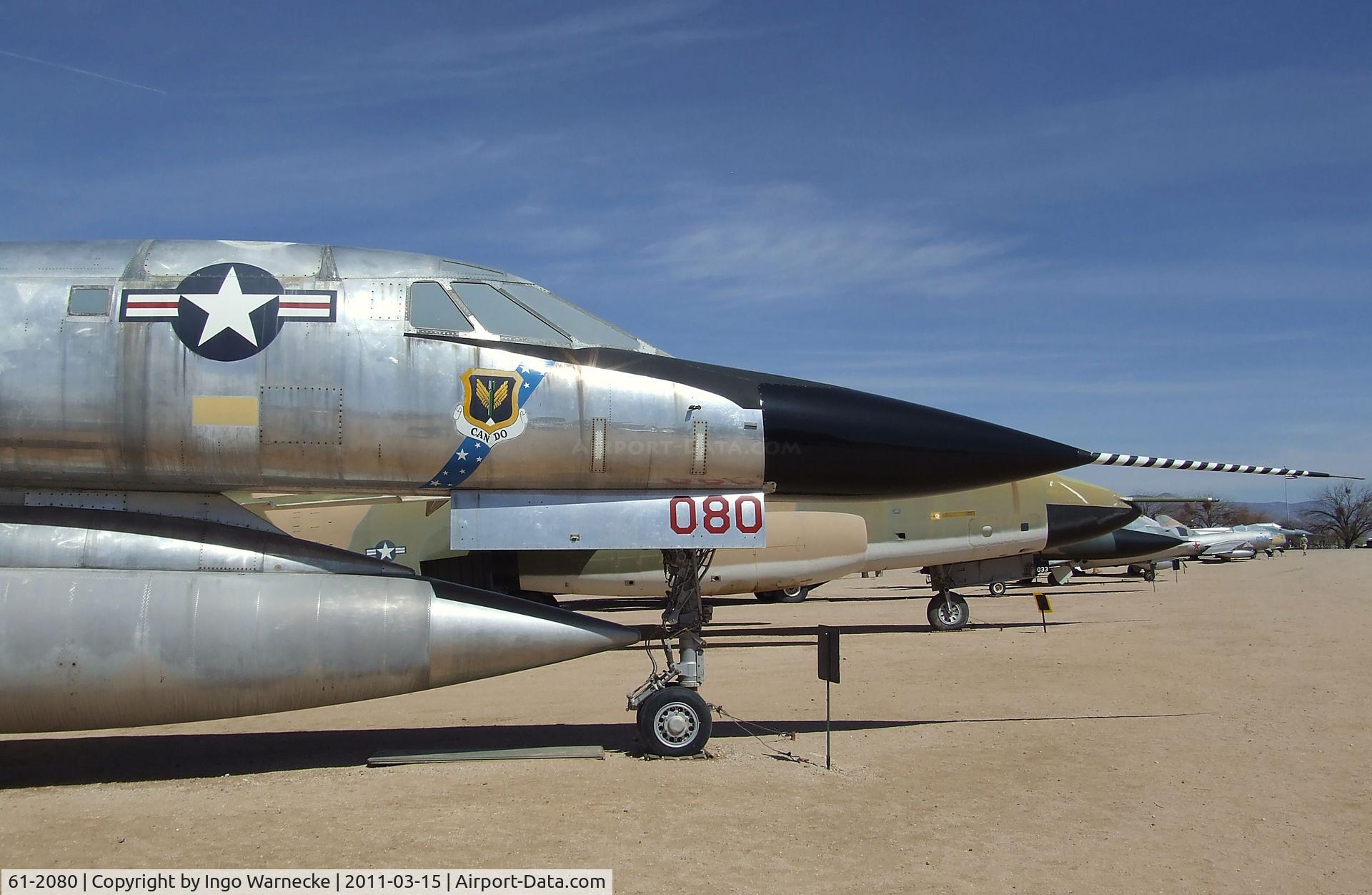 61-2080, 1961 Convair B-58A Hustler C/N 116, Convair B-58A Hustler at the Pima Air & Space Museum, Tucson AZ