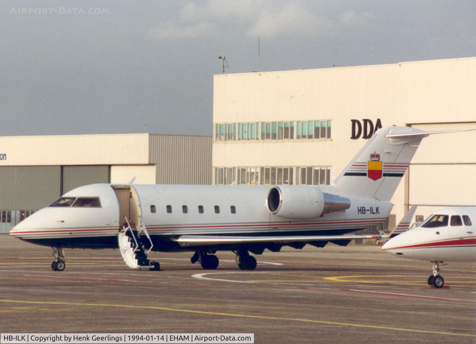 HB-ILK, 1988 Canadair Challenger 601 (CL-600-2A12) C/N 3033, Jet Aviation