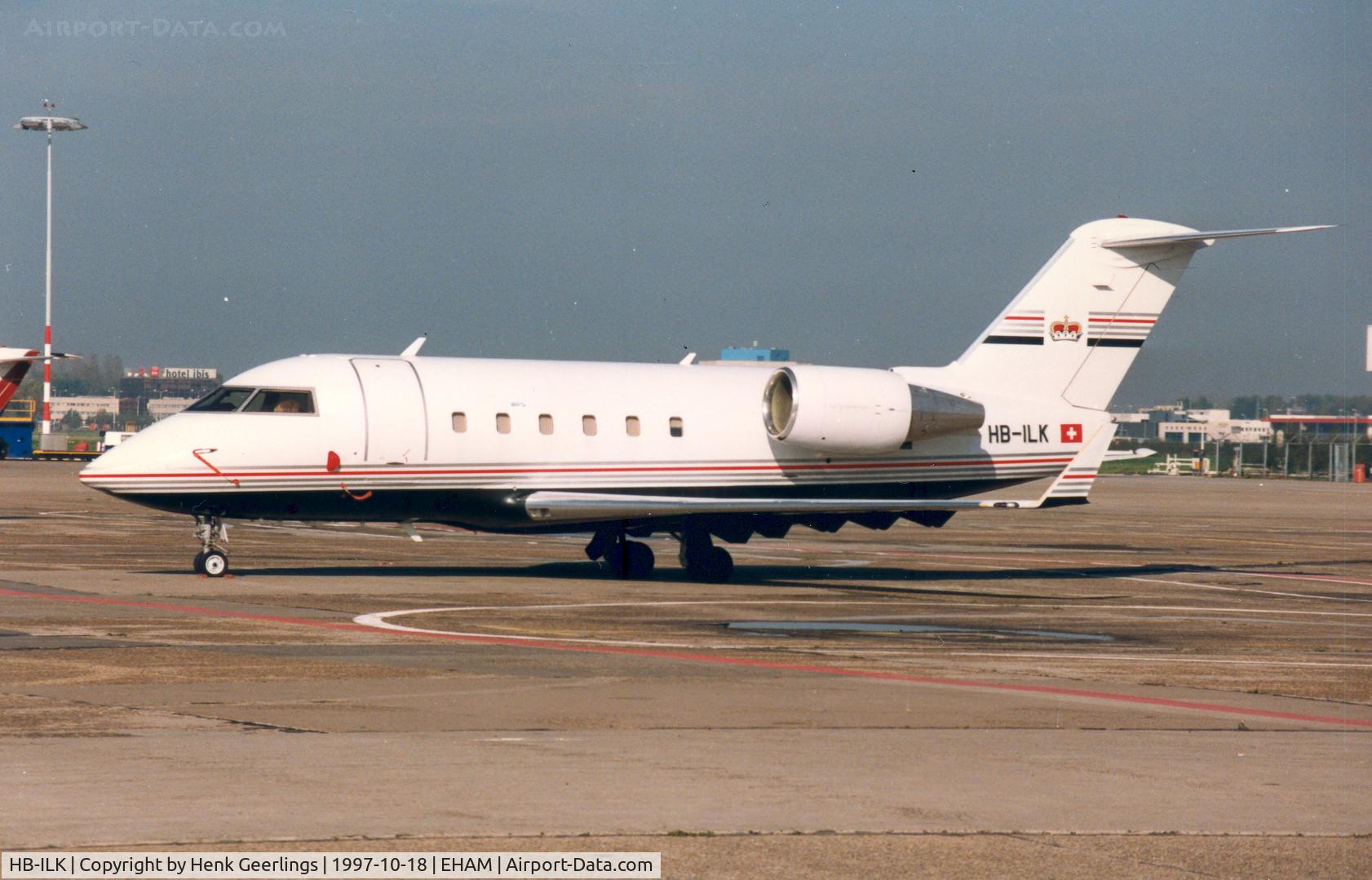 HB-ILK, 1988 Canadair Challenger 601 (CL-600-2A12) C/N 3033, Impala Air - Trimjet - Zurich