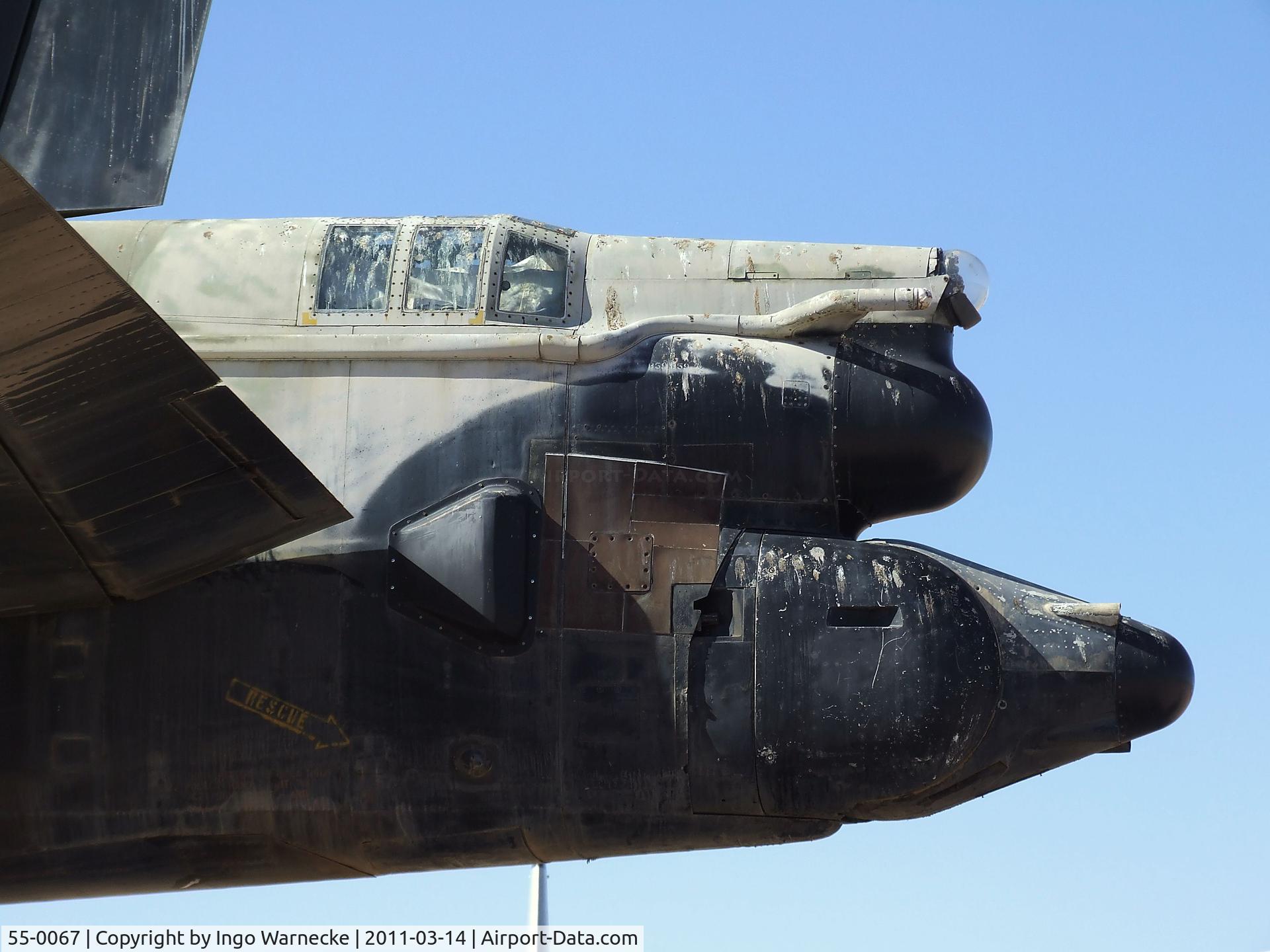 55-0067, 1955 Boeing B-52D Stratofortress C/N 464019, Boeing B-52D Stratofortress at the Pima Air & Space Museum, Tucson AZ