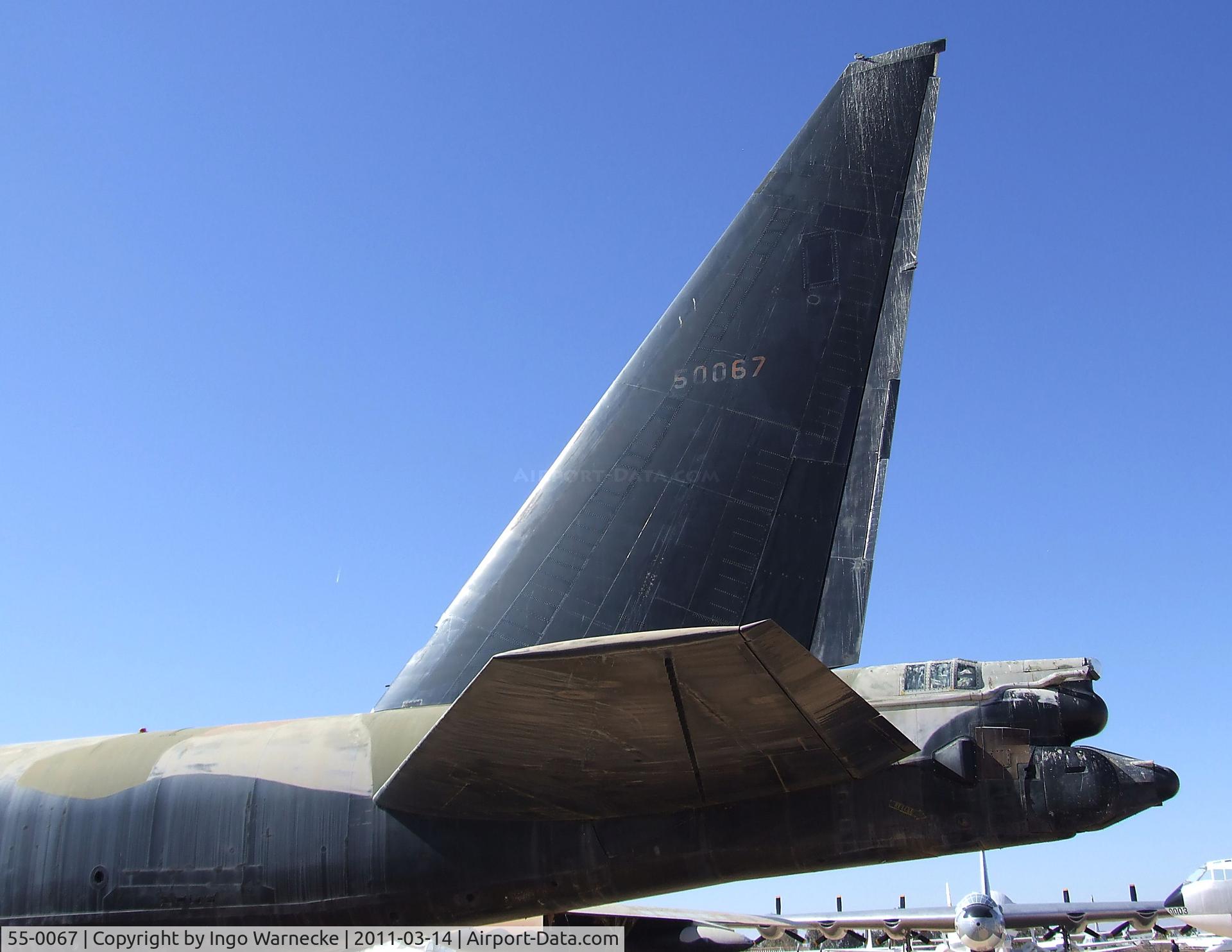 55-0067, 1955 Boeing B-52D Stratofortress C/N 464019, Boeing B-52D Stratofortress at the Pima Air & Space Museum, Tucson AZ