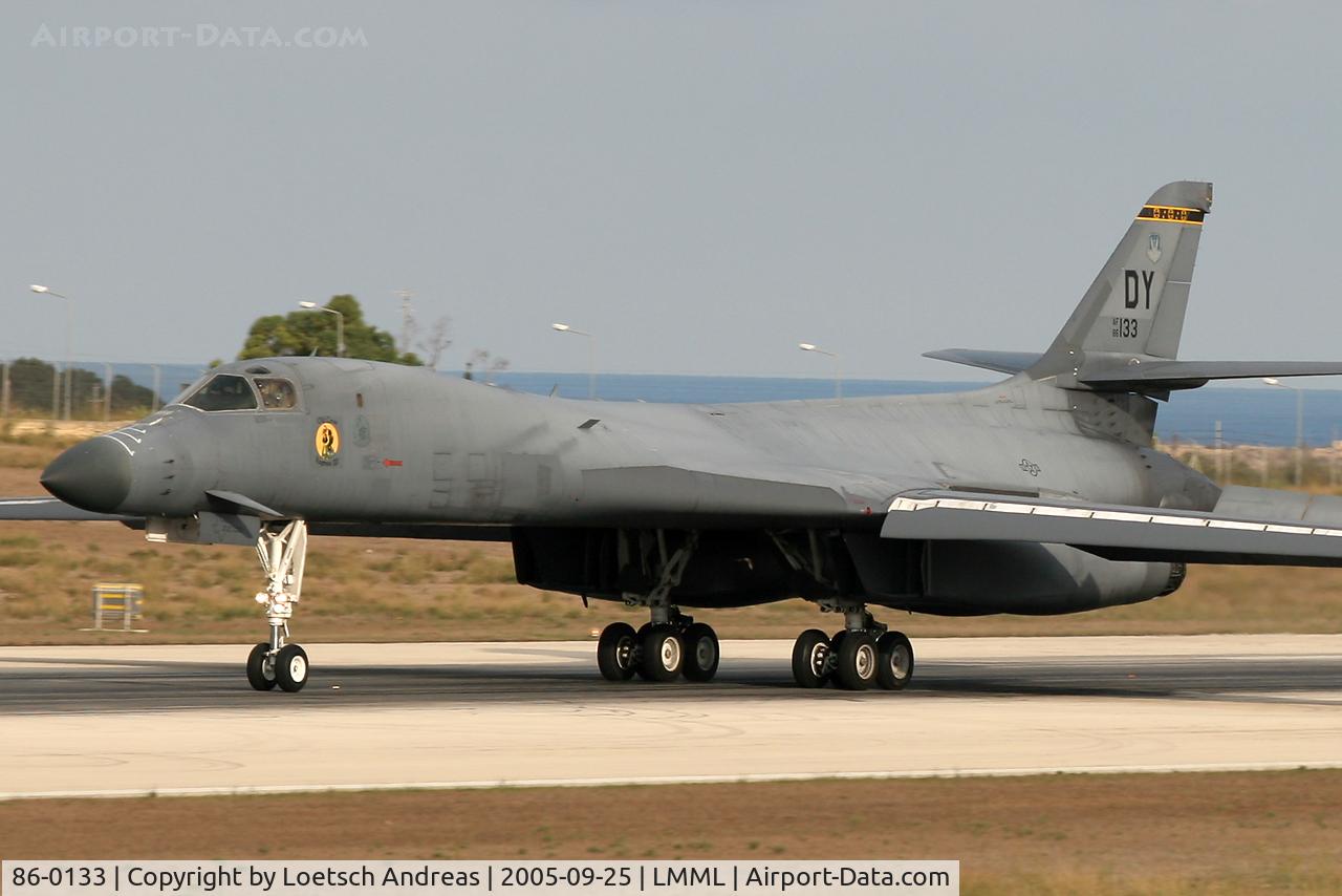 86-0133, 1986 Rockwell B-1B Lancer C/N 93, the 
