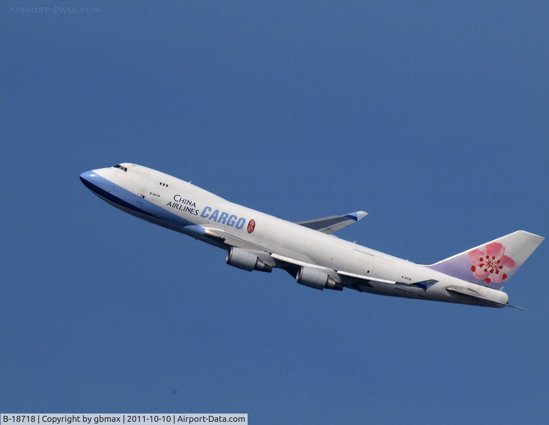 B-18718, Boeing 747-409F/SCD C/N 30770, Take-off from JFK