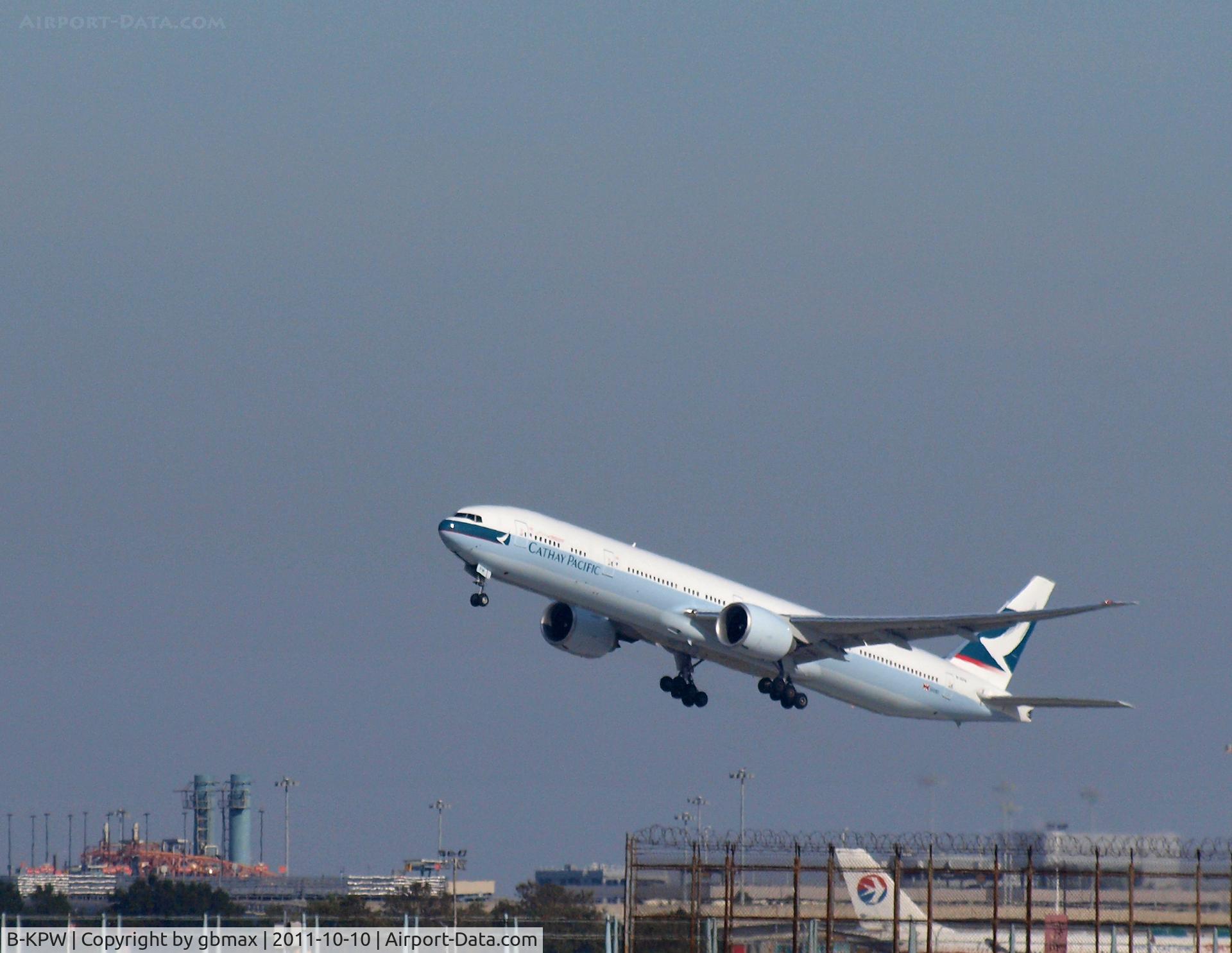 B-KPW, 2011 Boeing 777-367/ER C/N 39234, Take-off from JFK