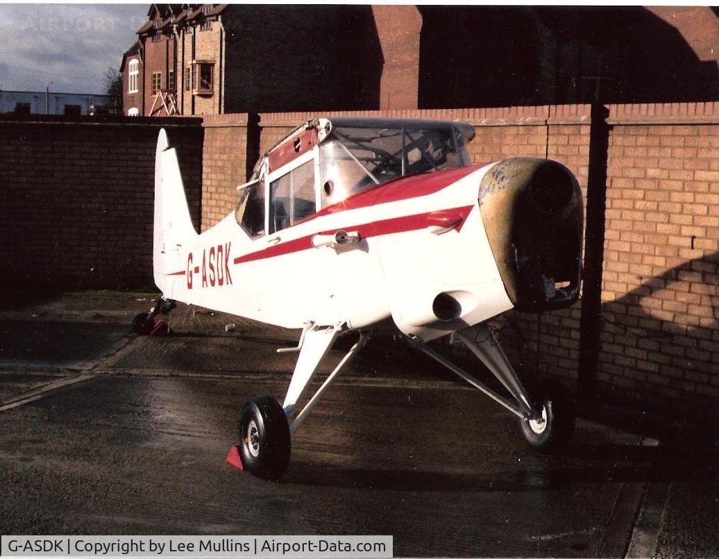 G-ASDK, 1962 Beagle A-61 Terrier 2 C/N B.702, My Terrier that I restored in a factory unit in Shefford, Beds. C1987.