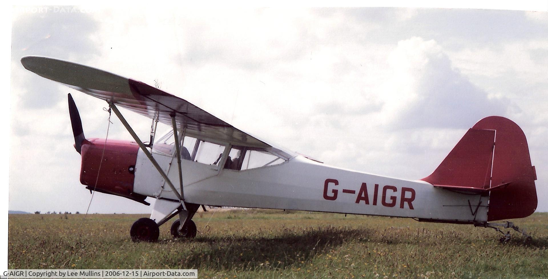 G-AIGR, 1946 Auster J-1N Alpha C/N 2172, Kestrel Flying Club's Alpha, used in the 1980's for PPL training at Cranfield.