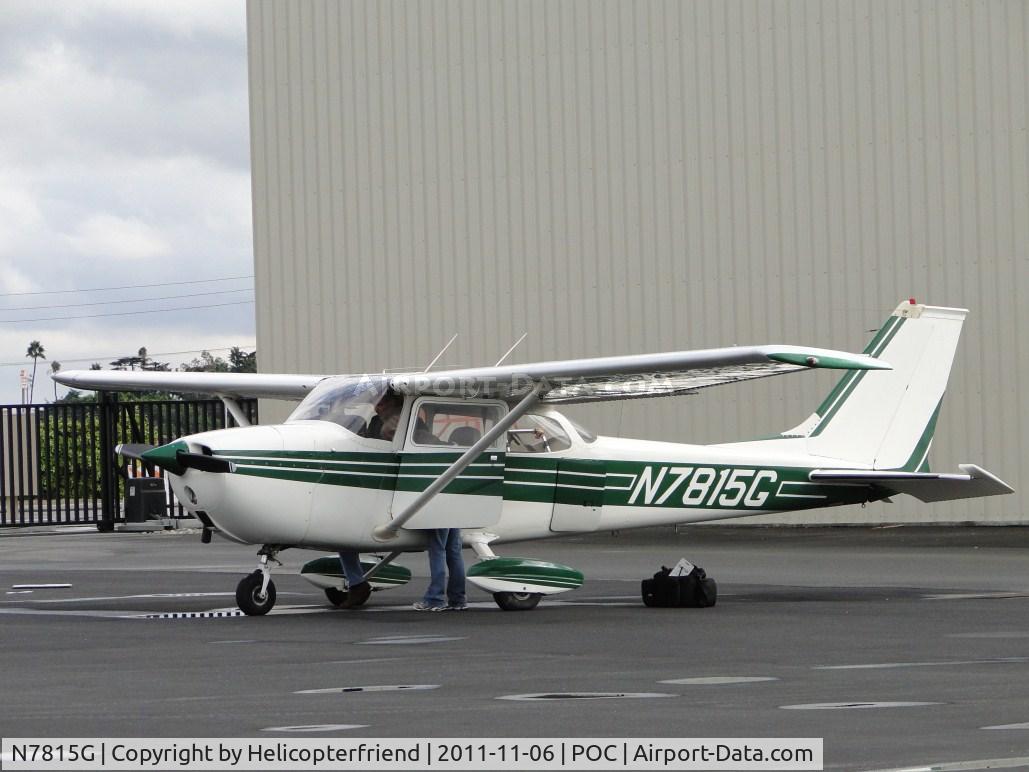 N7815G, 1970 Cessna 172L C/N 17259515, Parked near Howard Aviation