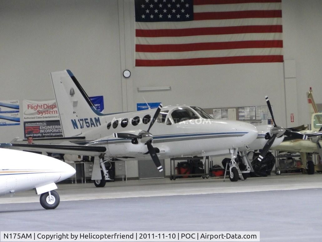 N175AM, Cessna 421C Golden Eagle C/N 421C1221, Parked in Howard Aviation hanger