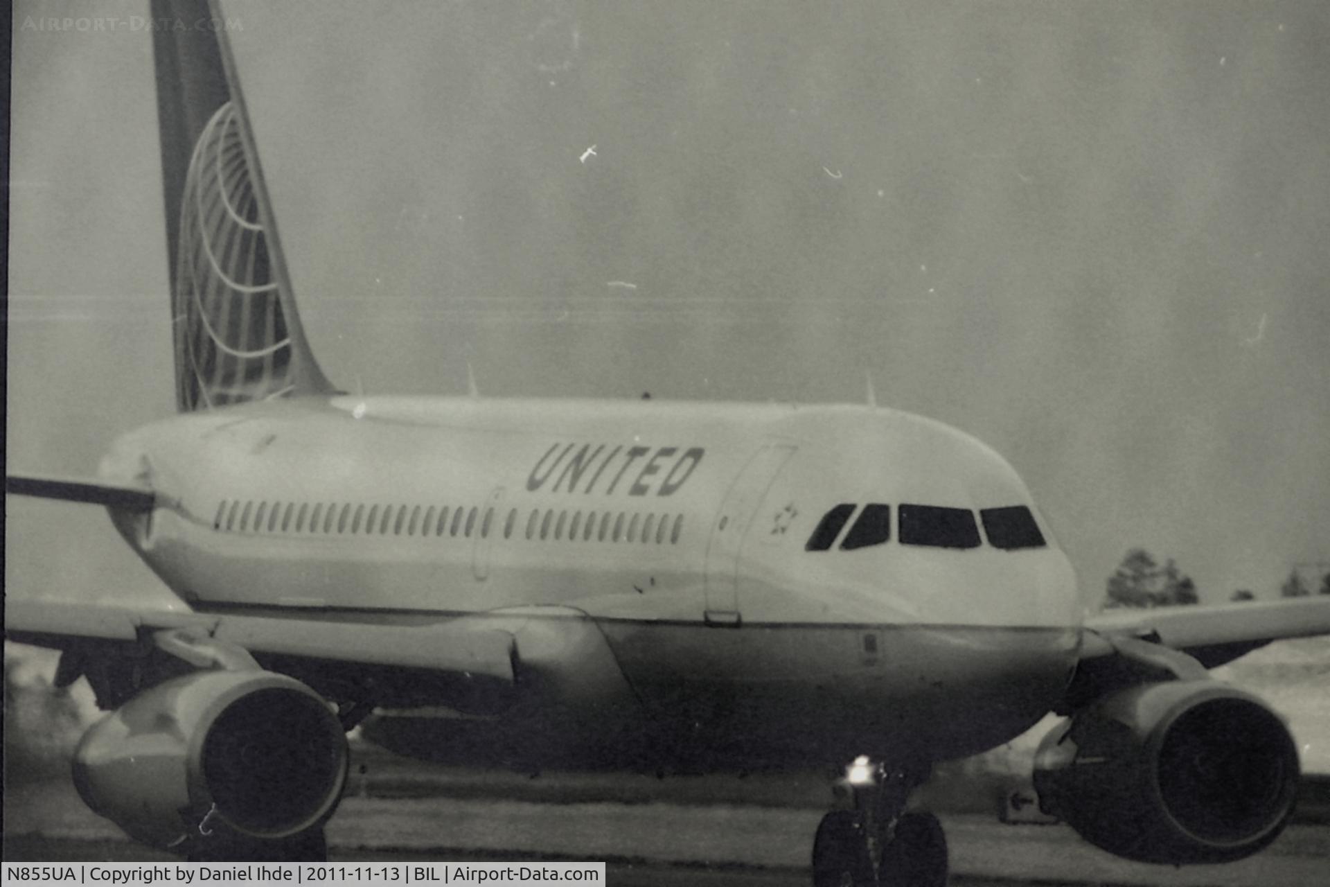 N855UA, 2002 Airbus A319-131 C/N 1737, United Continental Airbus A319 @ BIL