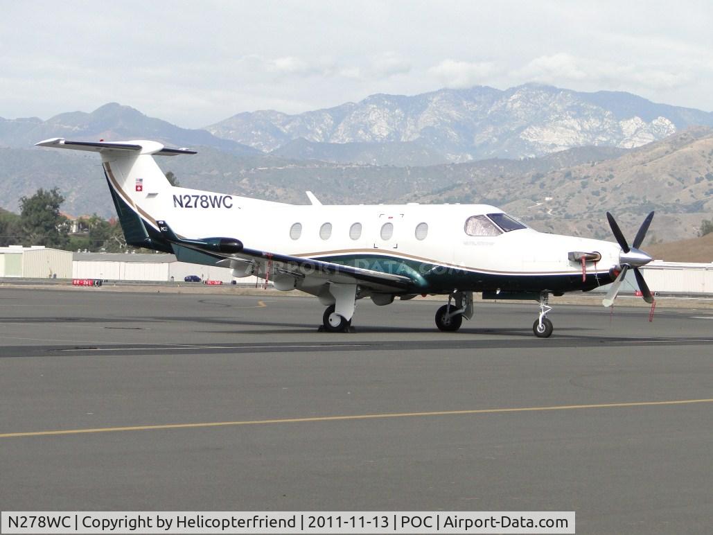 N278WC, 1999 Pilatus PC-12/45 C/N 278, Parked in transient parking