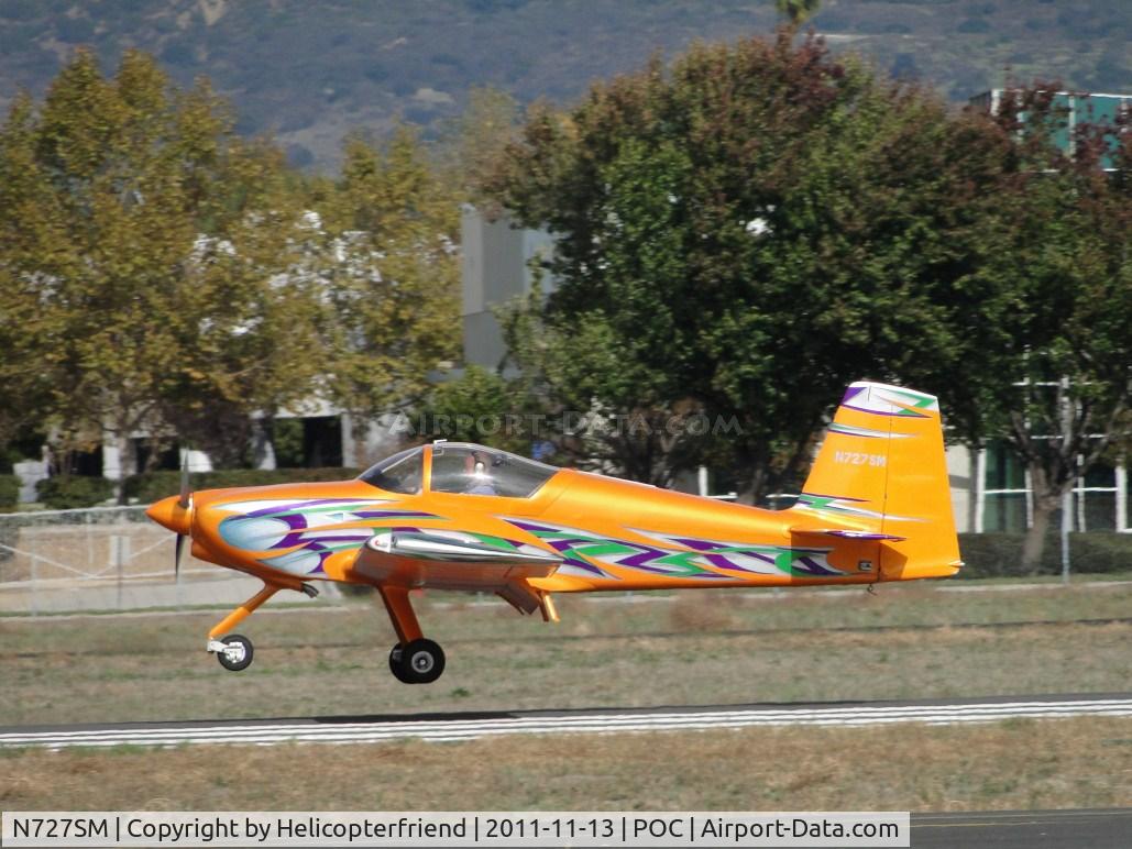 N727SM, Vans RV-7A C/N 72959, Almost down