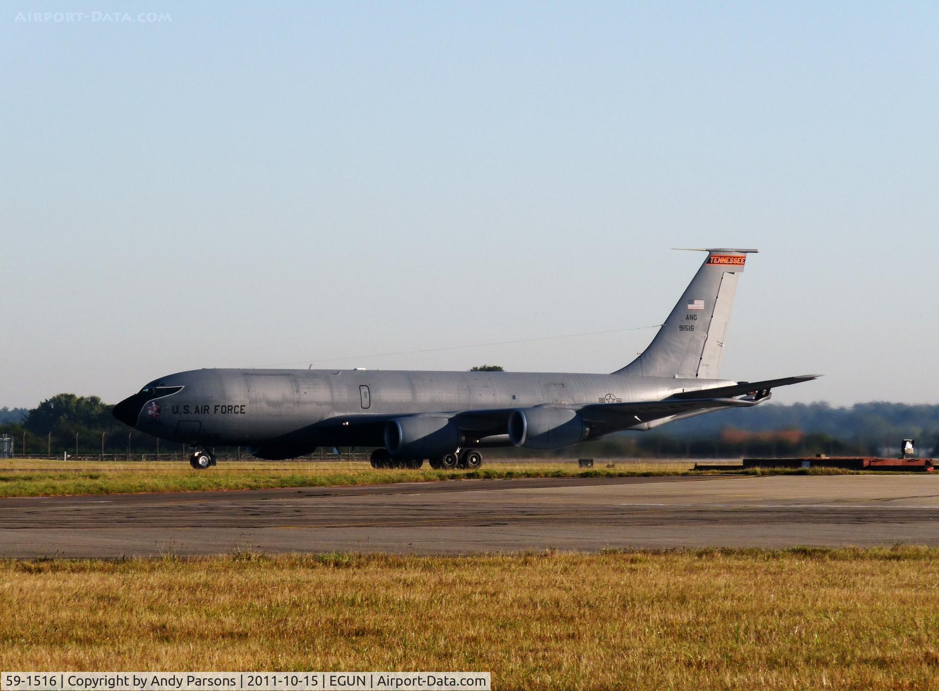 59-1516, 1959 Boeing KC-135R Stratotanker C/N 18004, Visiting Mildenhall