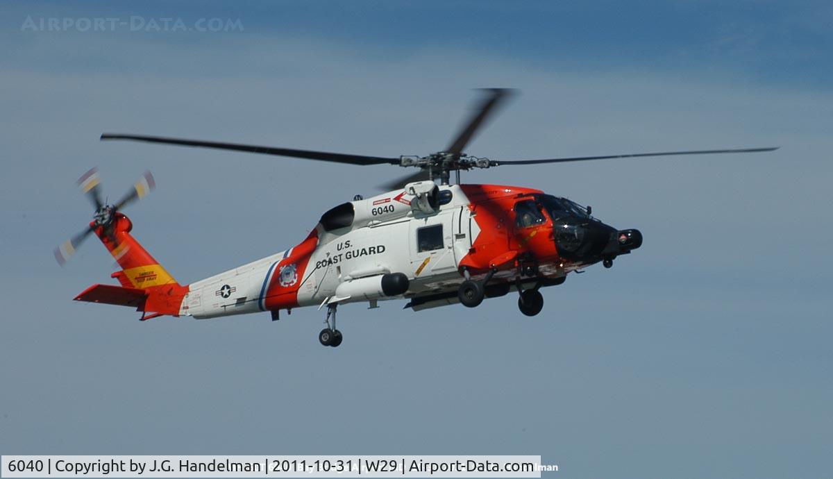 6040, Sikorsky MH-60T Jayhawk C/N 70.2281, Over Bay Bridge Airport MD