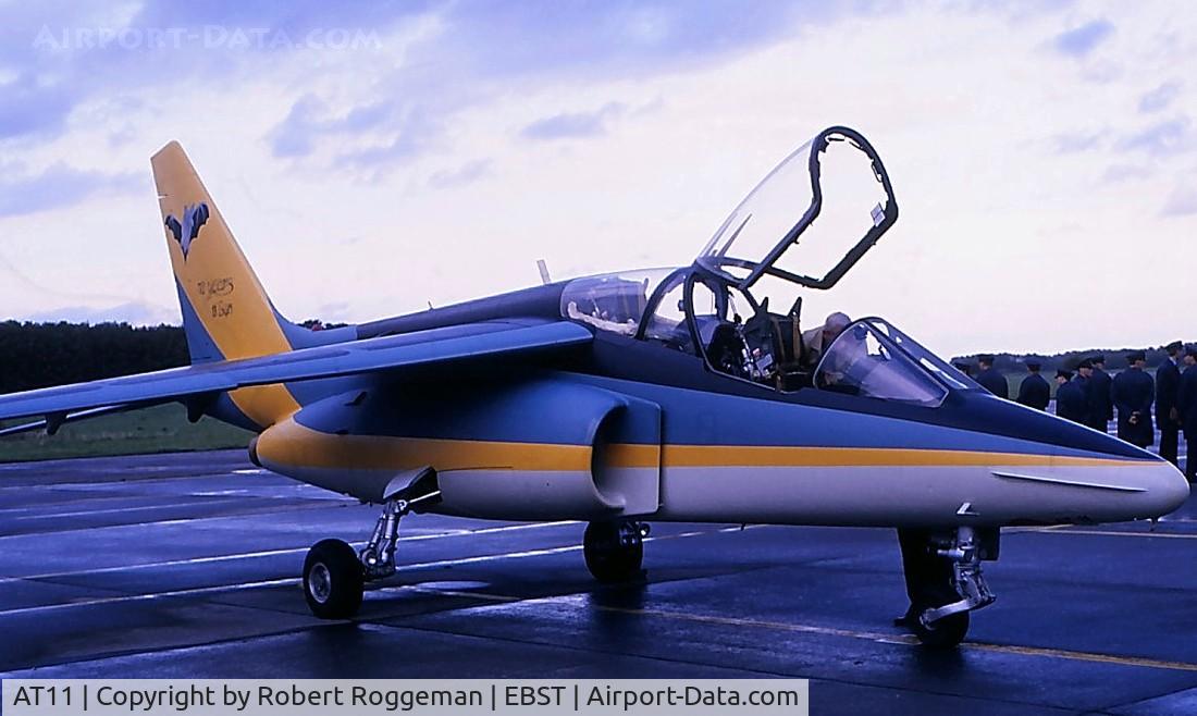 AT11, Dassault-Dornier Alpha Jet 1B C/N B11/1032, 1988.BATBIRD.70 YEARS 11 SQUADRON.