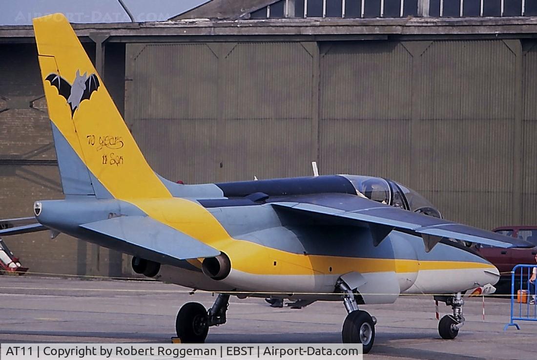 AT11, Dassault-Dornier Alpha Jet 1B C/N B11/1032, 1988.BATBIRD.70 YEARS 11 SQUADRON.
