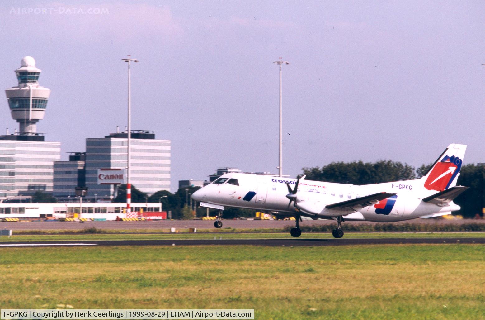 F-GPKG, 1990 Saab 340B C/N 340B-185, Crossair Europe