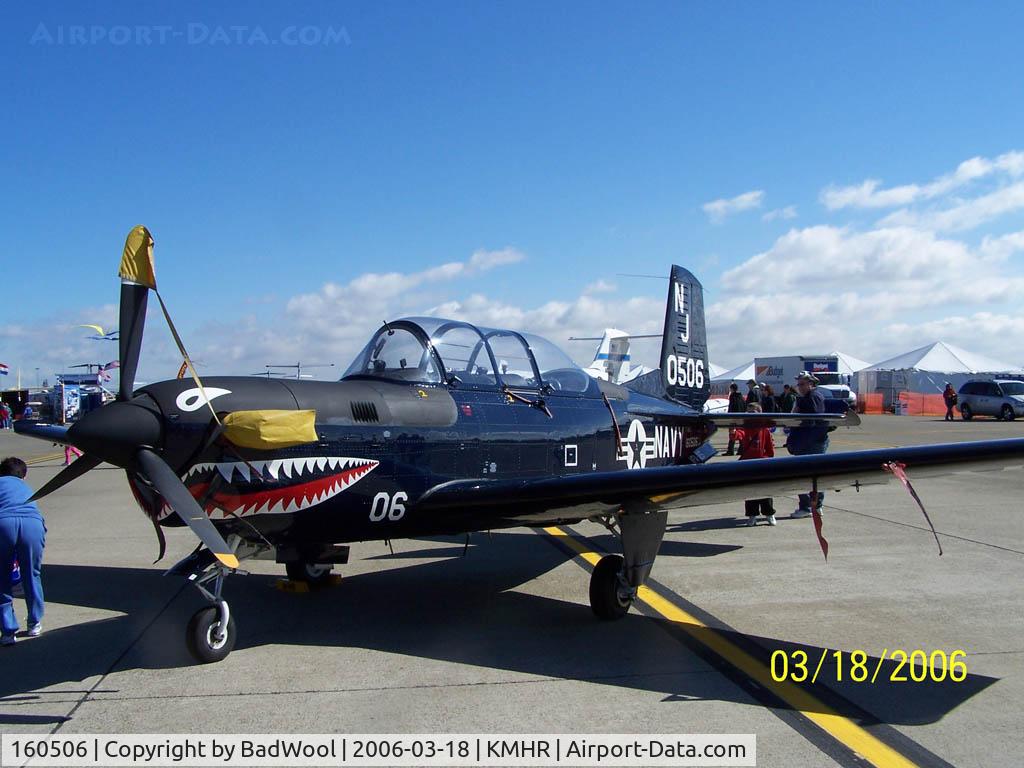 160506, Beech T-34C Turbo Mentor C/N GL-63, Static display at the Capitol Airshow 2006.
