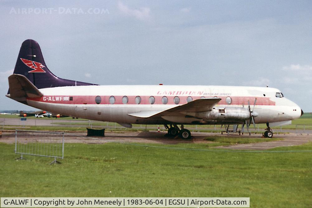 G-ALWF, 1952 Vickers Viscount 701 C/N 005, Oldest Viscount in existence - preserved at Duxford