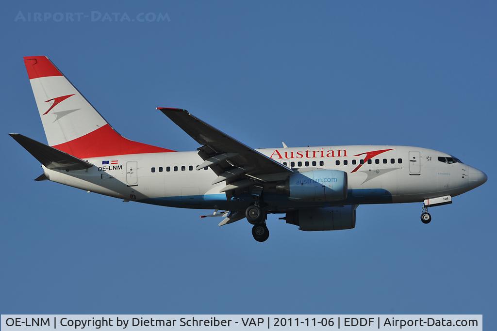 OE-LNM, 2000 Boeing 737-6Z9 C/N 30138, Austrian Airlines Boeing 737-600