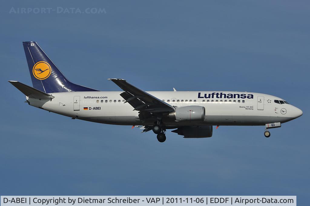 D-ABEI, 1991 Boeing 737-330 C/N 25359, Lufthansa Boeing 737-300