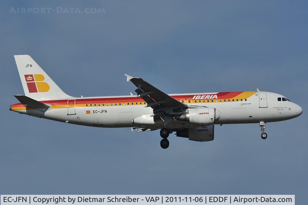 EC-JFN, 2005 Airbus A320-214 C/N 2391, Iberia Airbus 320