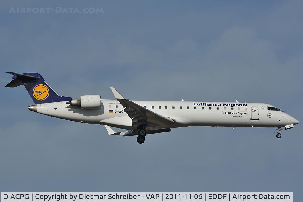 D-ACPG, 2002 Canadair CRJ-701ER (CL-600-2C10) Regional Jet C/N 10034, Lufthansa Regionaljet 700