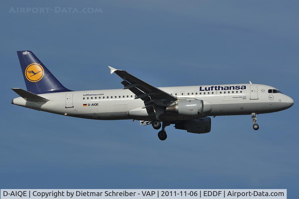 D-AIQE, 1991 Airbus A320-211 C/N 0209, Lufthansa Airbus 320