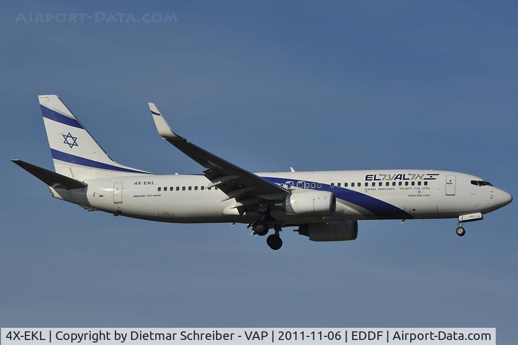 4X-EKL, 2009 Boeing 737-85P C/N 35478, El Al Boeing 737-800