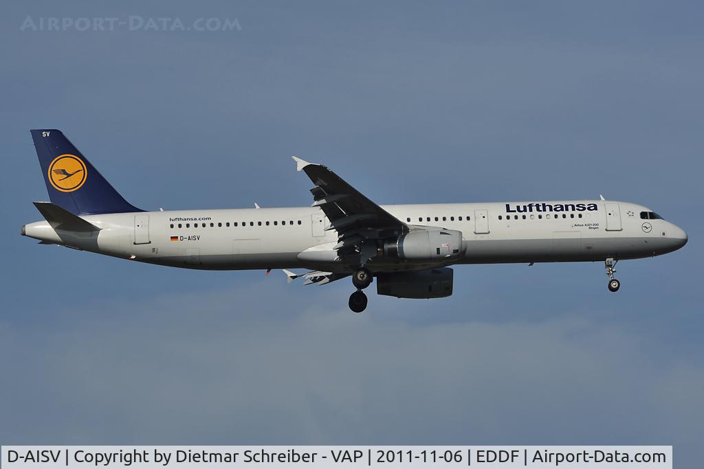 D-AISV, 2009 Airbus A321-231 C/N 4050, Lufthansa Airbus 321