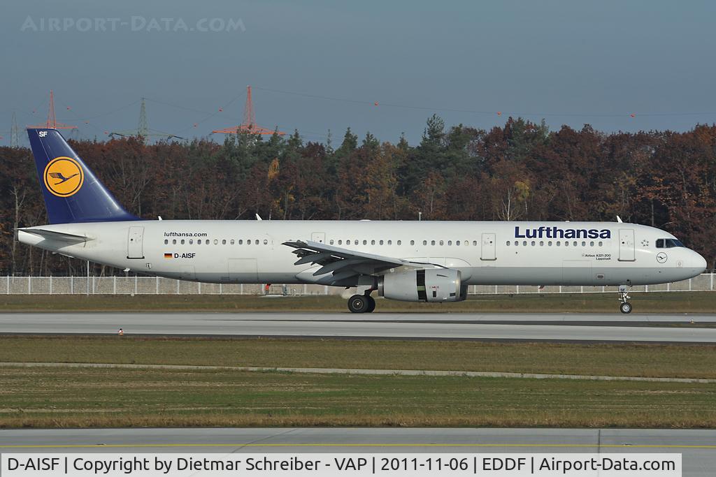 D-AISF, 2000 Airbus A321-231 C/N 1260, Lufthansa Airbus 321