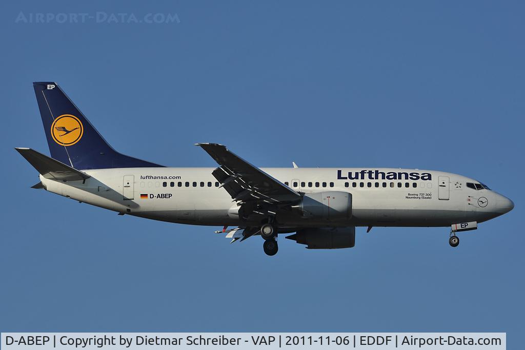 D-ABEP, 1992 Boeing 737-330 C/N 26430, Lufthansa Boeing 737-300