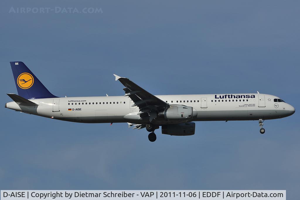 D-AISE, 2000 Airbus A321-231 C/N 1214, Lufthansa Airbus 321