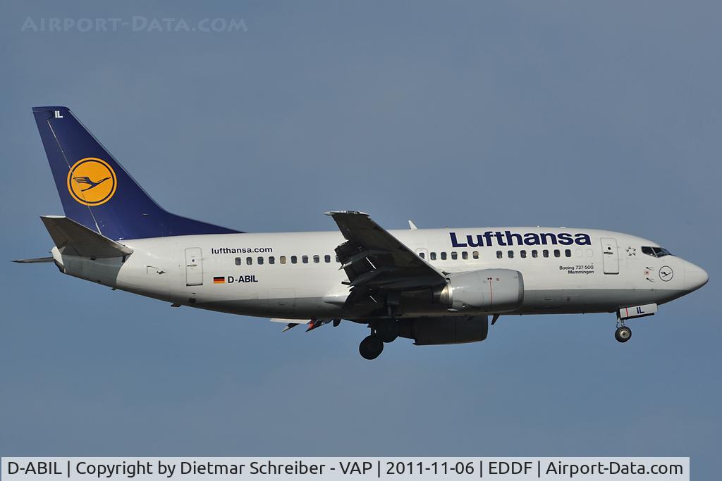D-ABIL, 1991 Boeing 737-530 C/N 24824, Lufthansa Boeing 737-500