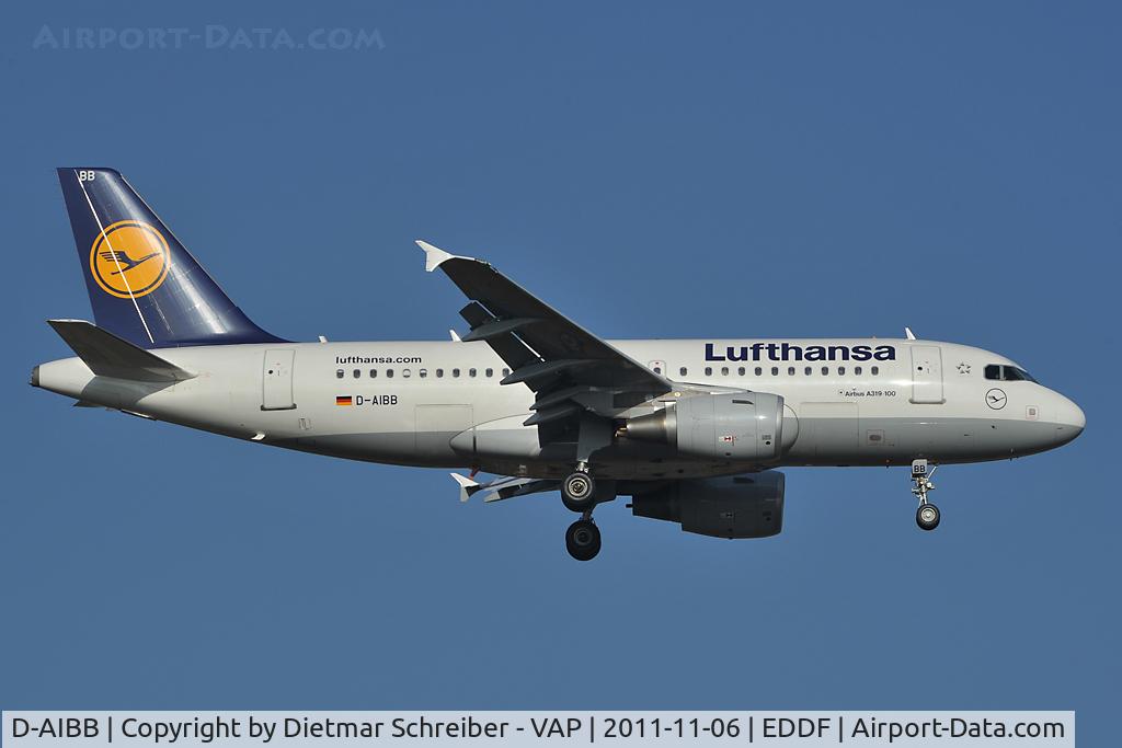 D-AIBB, 2010 Airbus A319-112 C/N 4182, Lufthansa Airbus 319