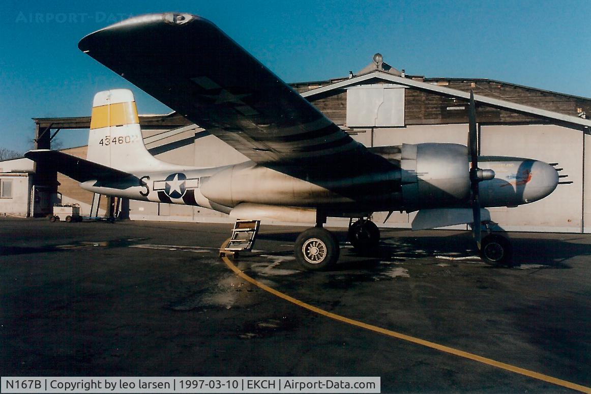 N167B, 1944 Douglas A-26B Invader C/N 27881, CPH Copenhagen Denmark 10.3.97